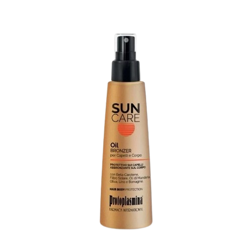 Protoplasmina Oil Bronzer 150 ml - Olio abbronzante corpo protettivo capelli