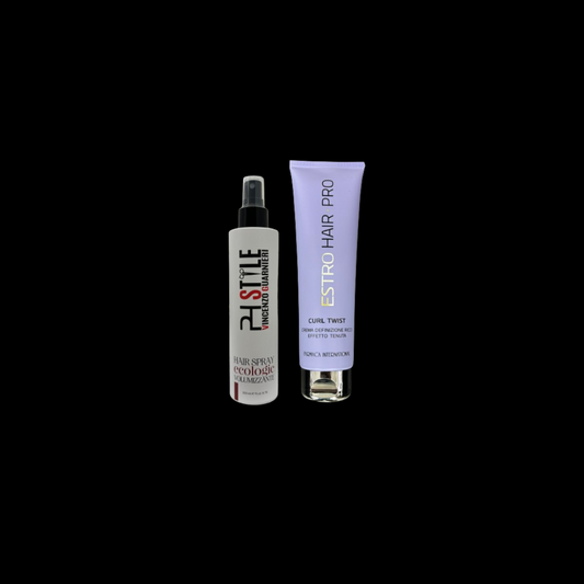 bundle: Estro Hair Pro Curl Twist + Fissante Hair Spray Ecologic