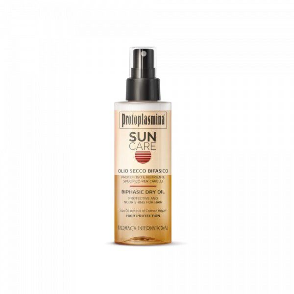Protoplasmina Sun Care Olio Secco Bifasico 150ml Protettivo e Nutriente Per Capelli